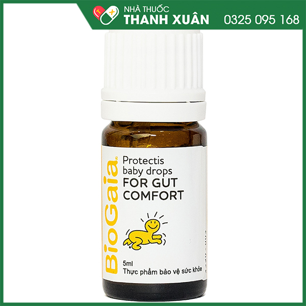 Men vi sinh Biogaia Protectis baby drops cải thiện hệ vi sinh đường ruột